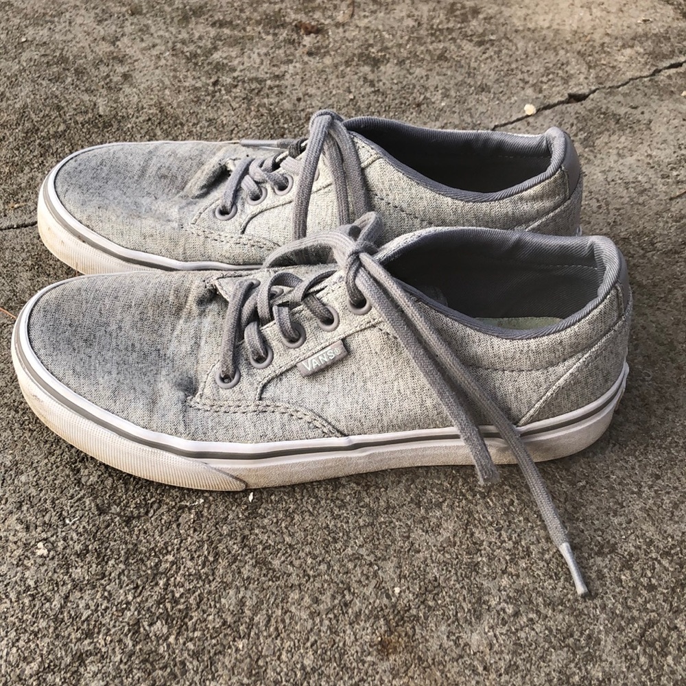 Vans Winston gray chambray sneakers